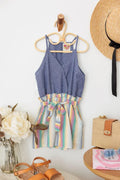 Girls Denim Romper