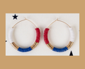 Americana Hoop Earrings