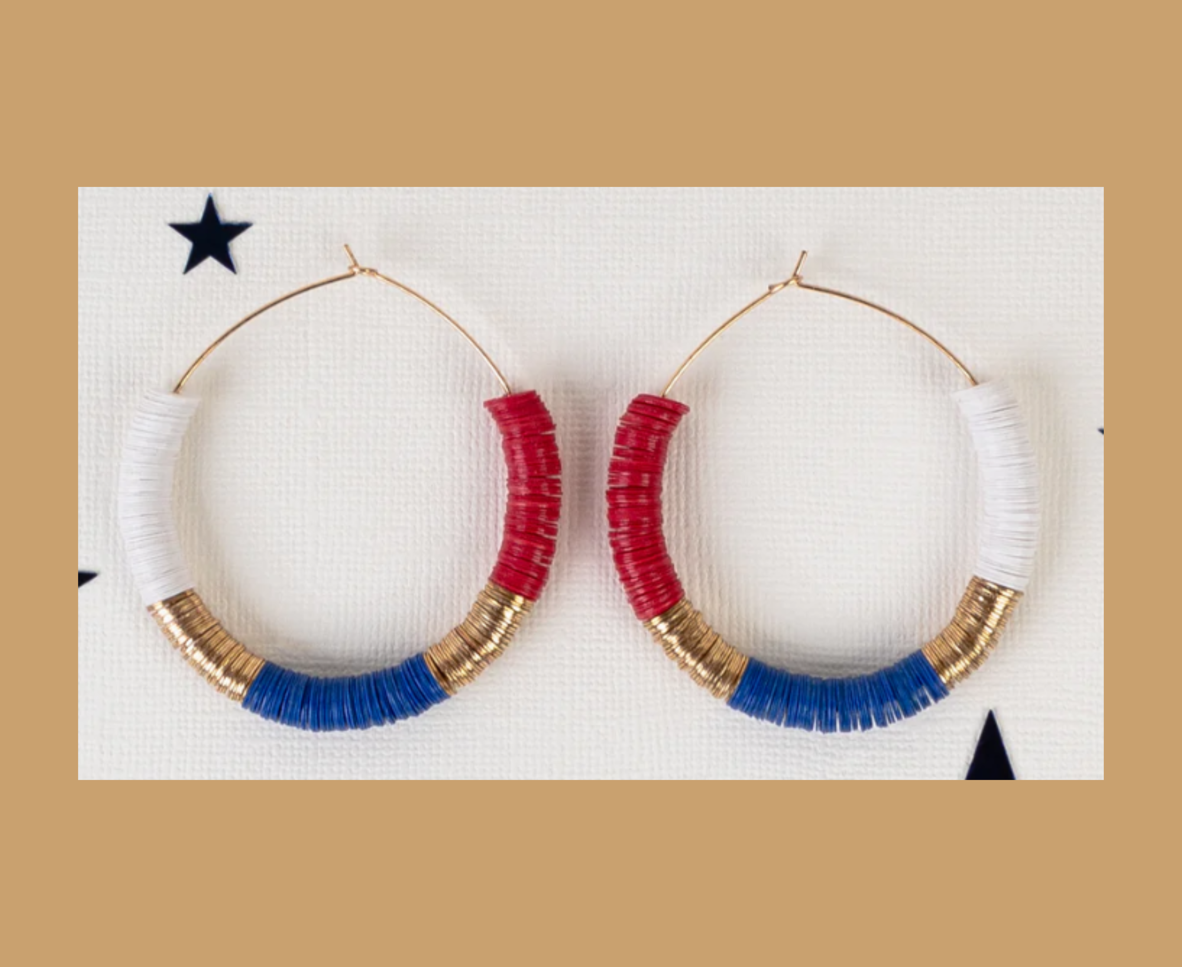 Americana Hoop Earrings