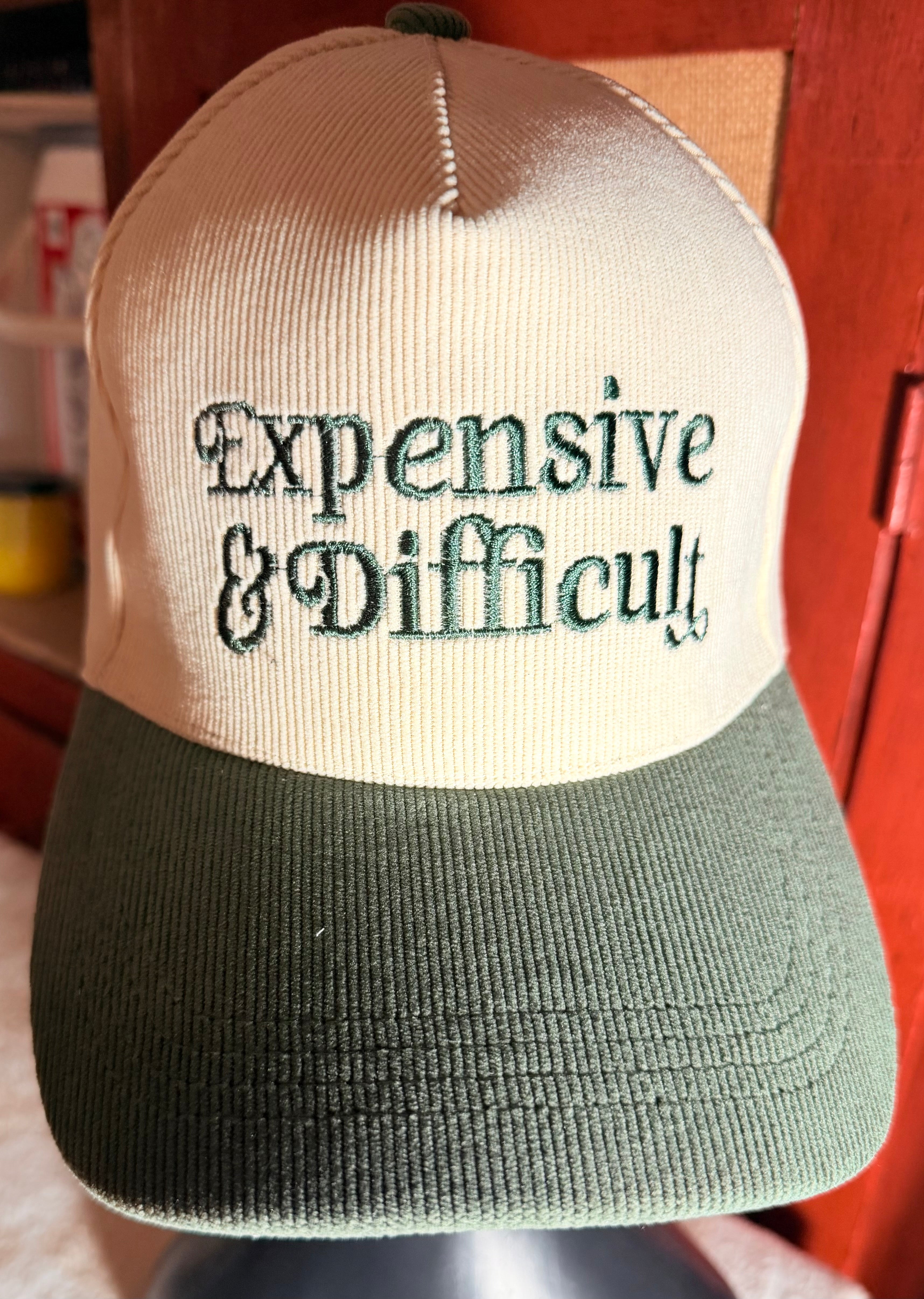Expensive & Difficult Corduroy Hat