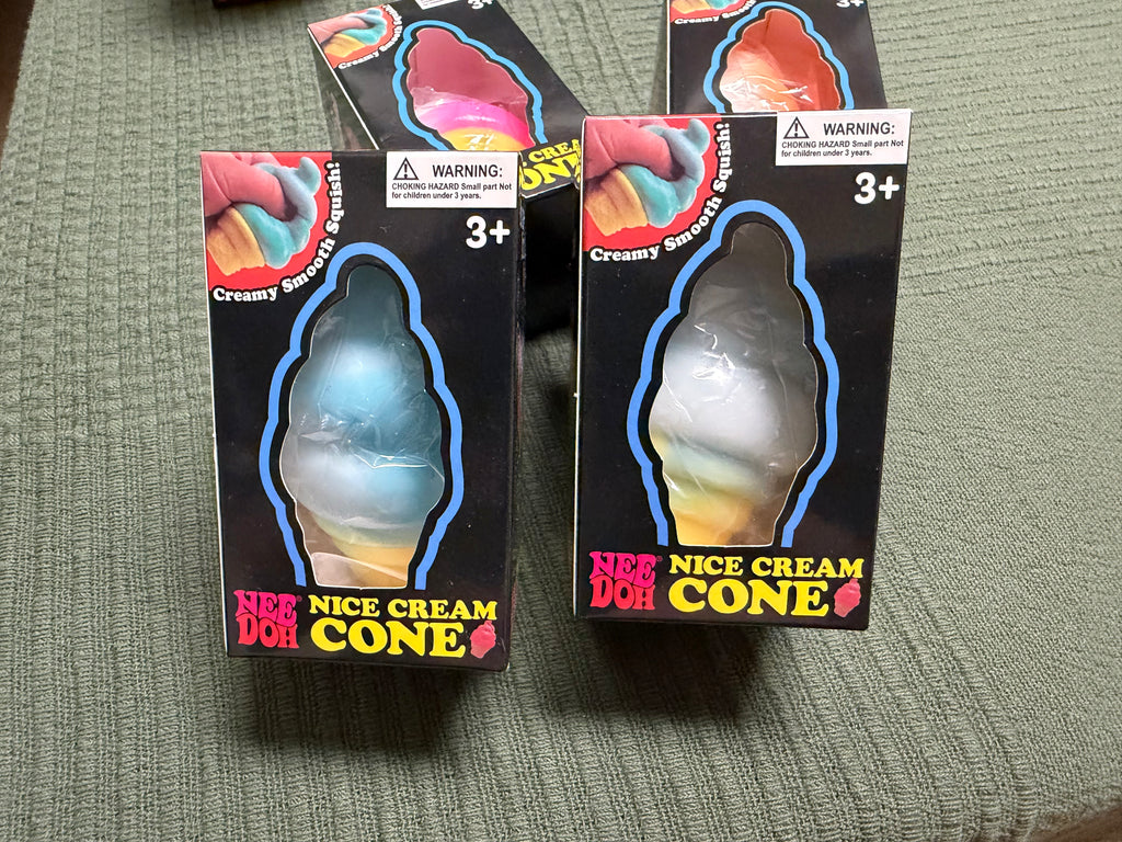 NeeDoh Nice Cream Cone Taba Squishy