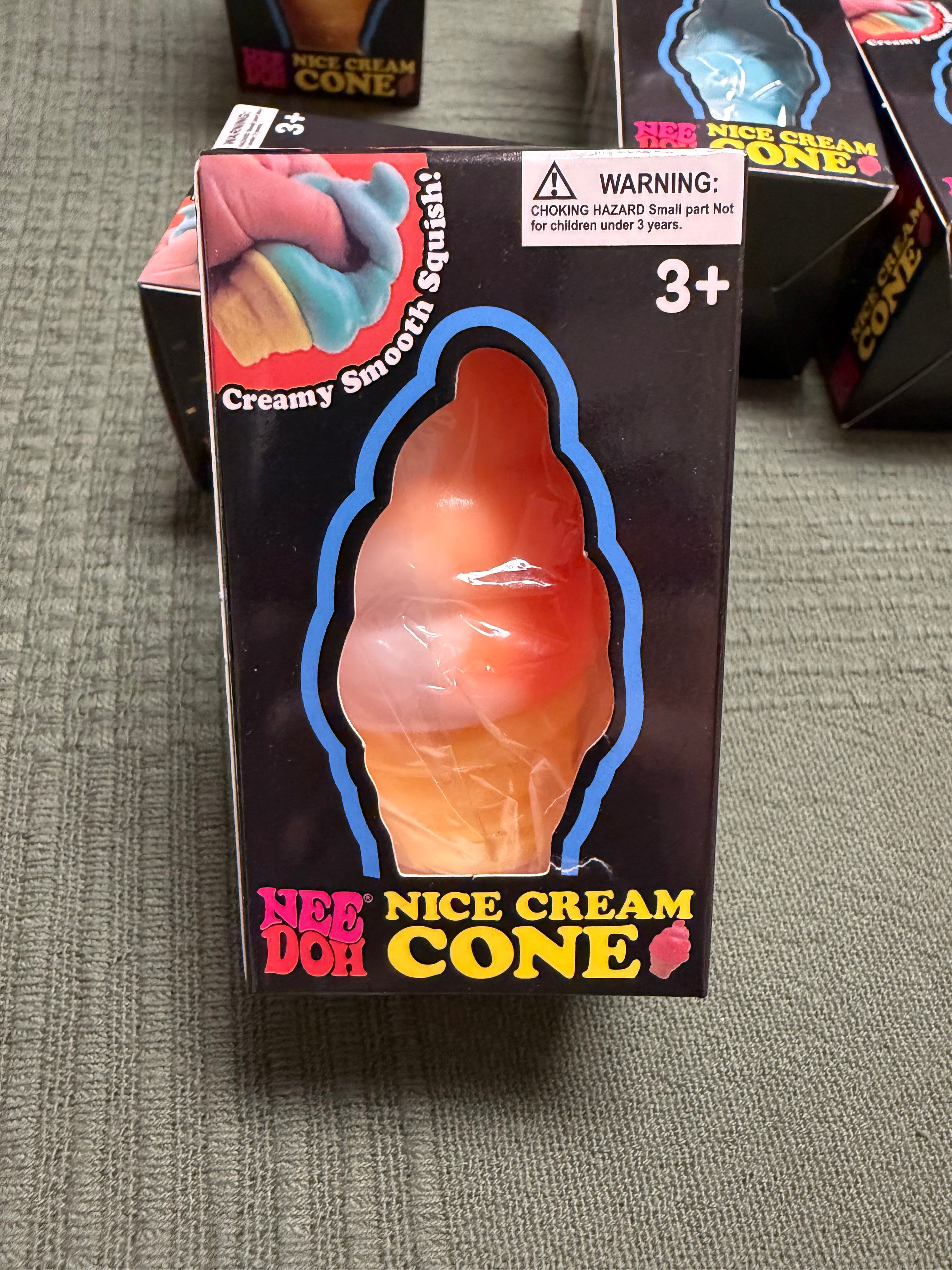 NeeDoh Nice Cream Cone Taba Squishy