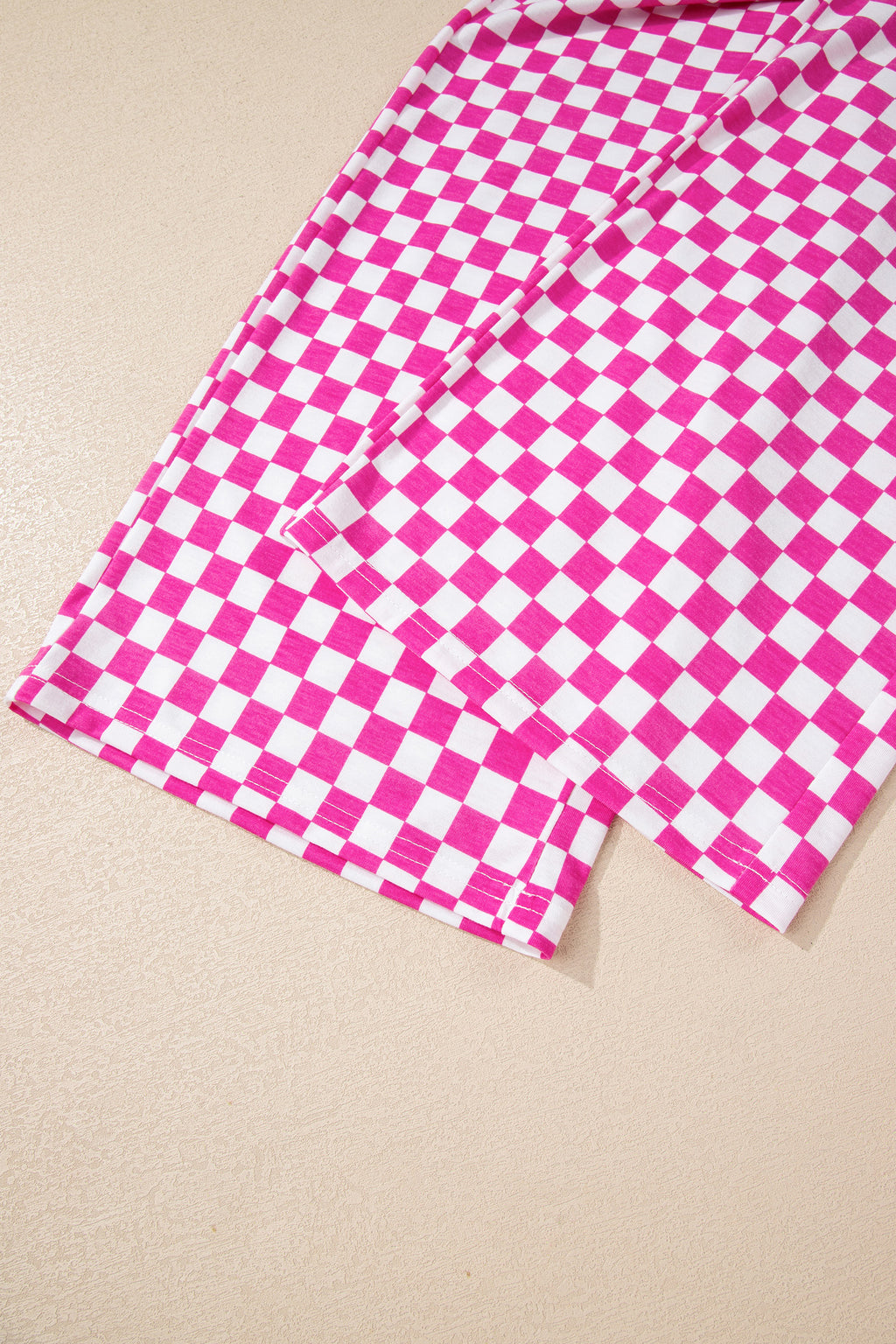 Pink & White - Checkered Lounge Fit