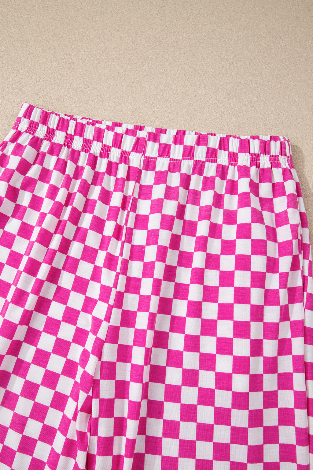 Pink & White - Checkered Lounge Fit