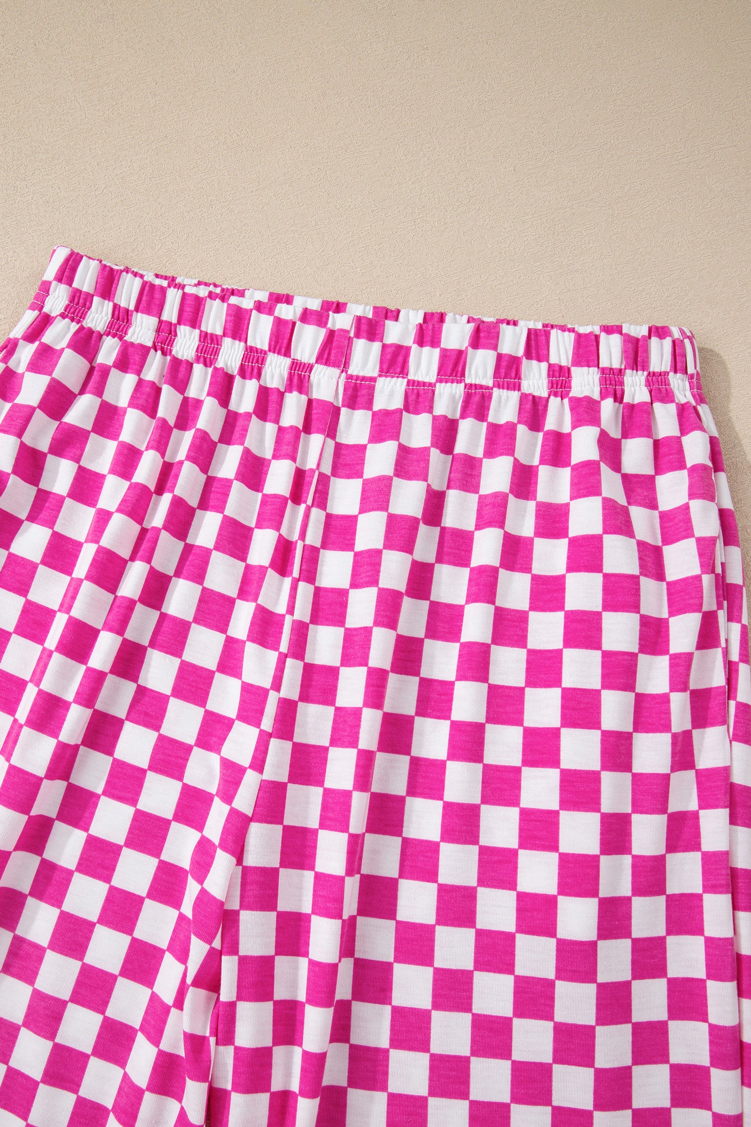 Pink & White - Checkered Lounge Fit
