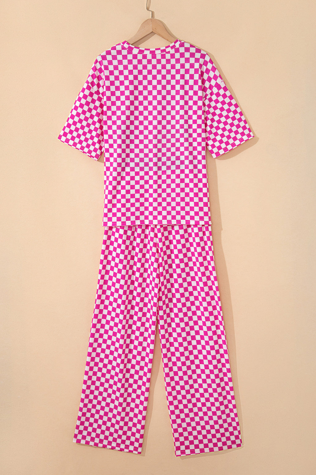 Pink & White - Checkered Lounge Fit