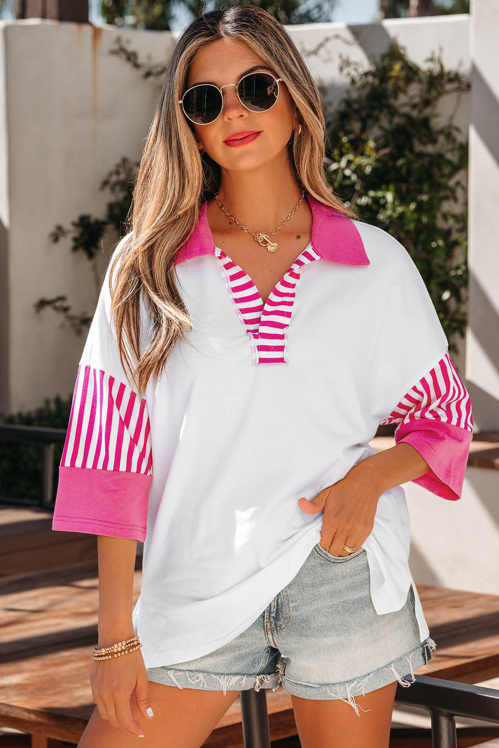 Women's Casual Collared Shirt