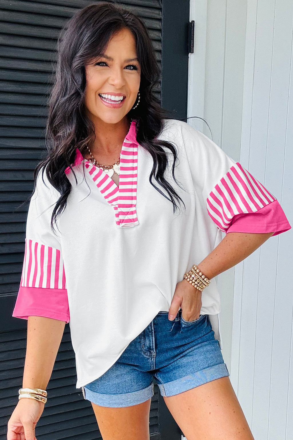 Women's Casual Collared Shirt