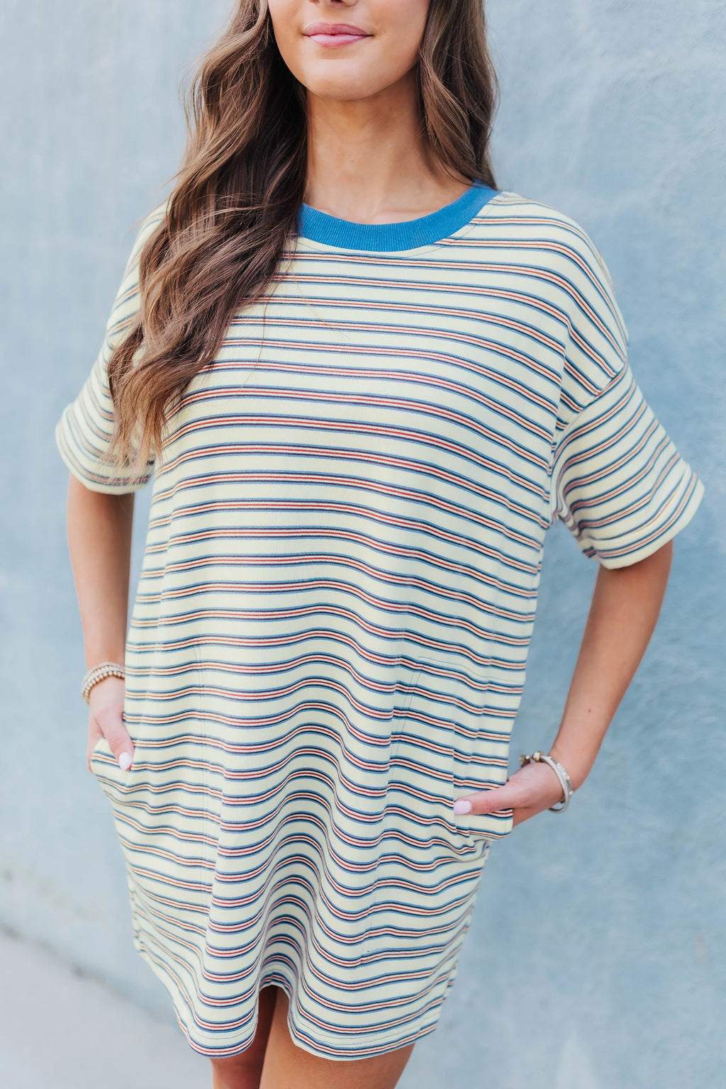 Striped T-Shirt Dress
