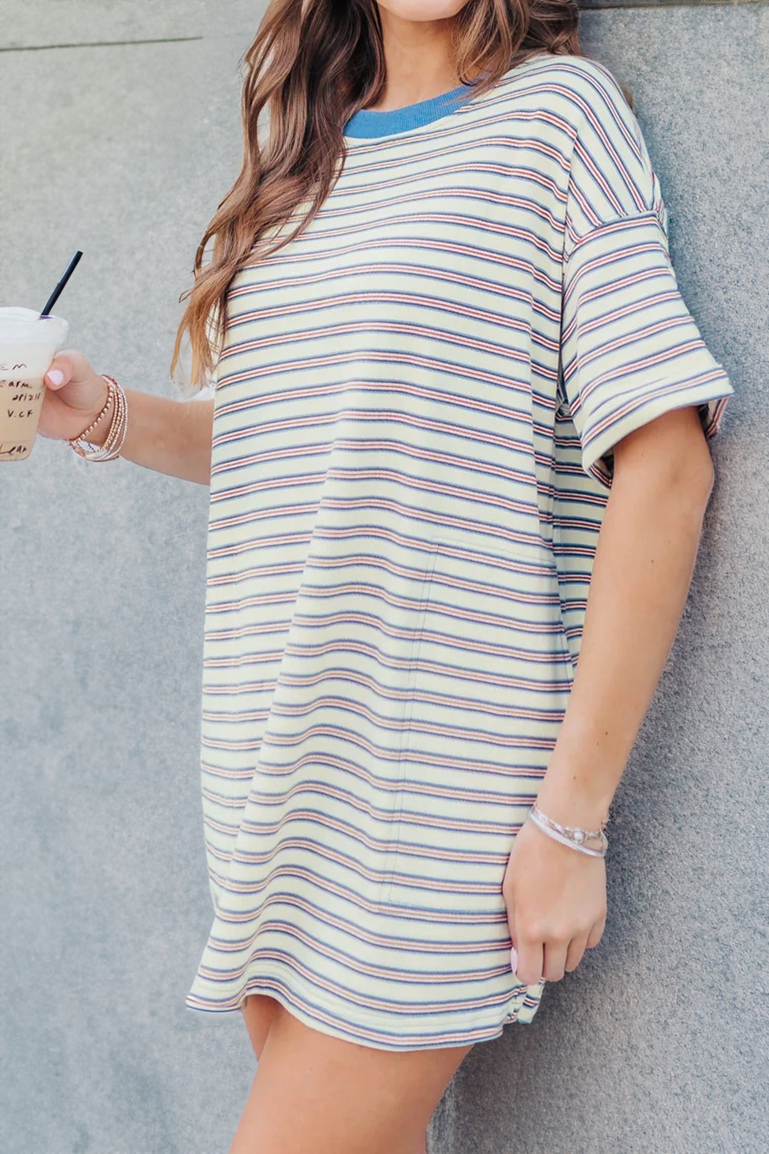 Striped T-Shirt Dress
