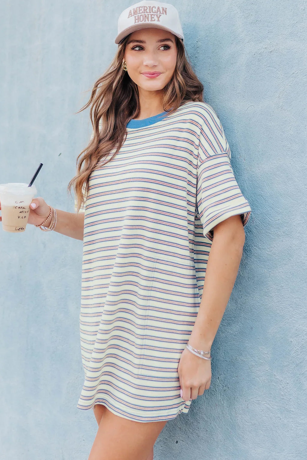 Striped T-Shirt Dress