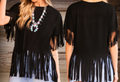 Fringe - Half Sleeve Top